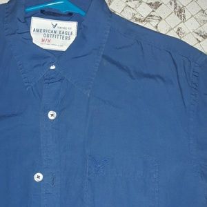 American Eagle Blue Shirt